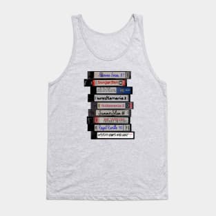 80s VHS Wrestling Tapes Tank Top